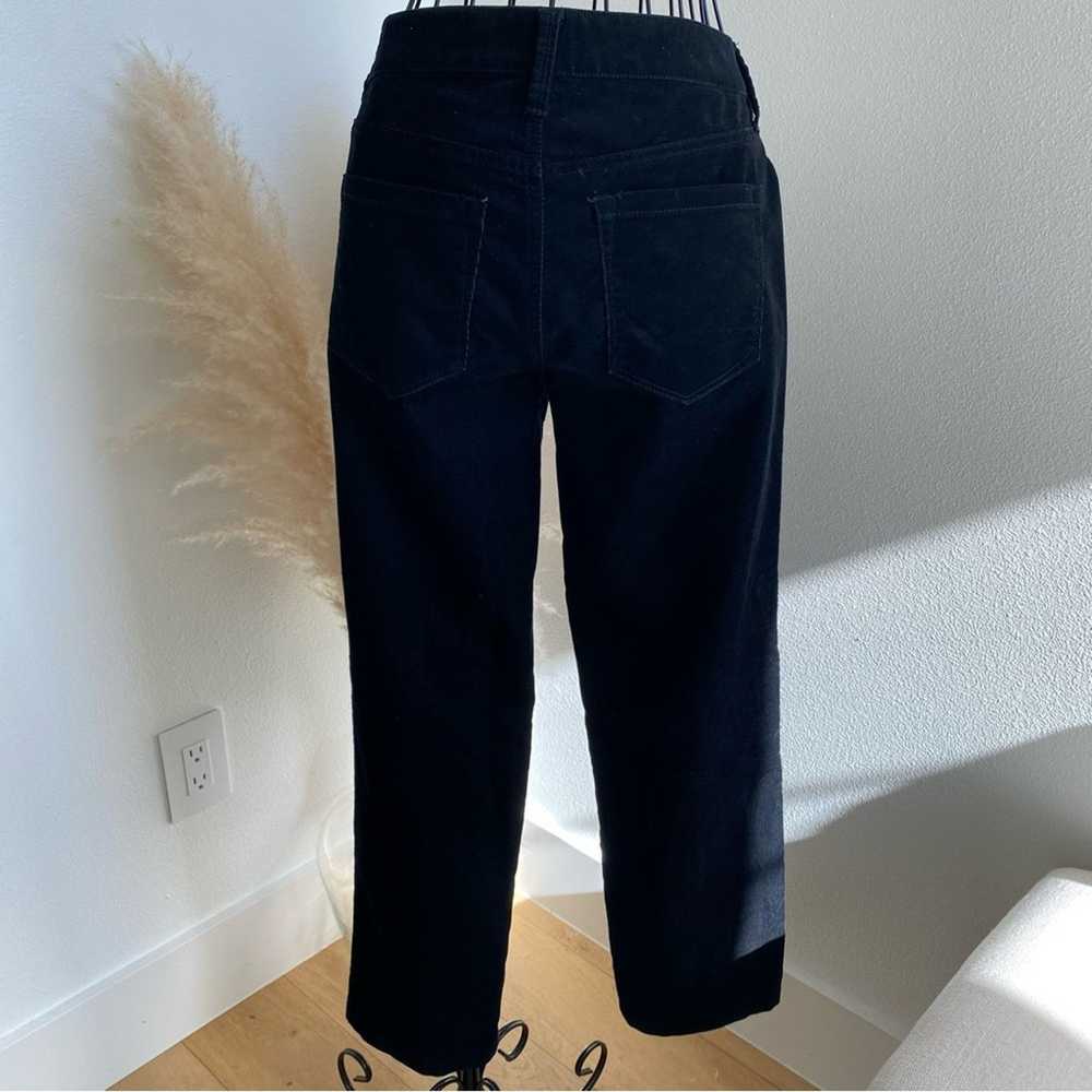 Loft LOFT Modern Straight Black Corduroy Pants Si… - image 4