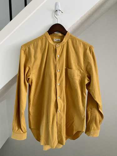 Camoshita Mandarin collar corduroy shirt size smal