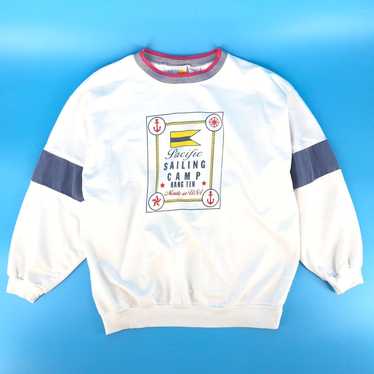 Hang Ten × Vintage 80s Hang Ten lightweight crewne