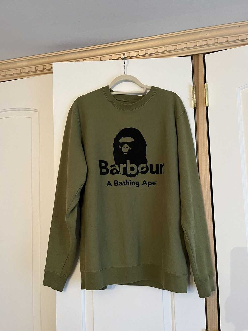 Bape × Barbour A Bathing Ape x Barbour Sweatshirt… - image 1