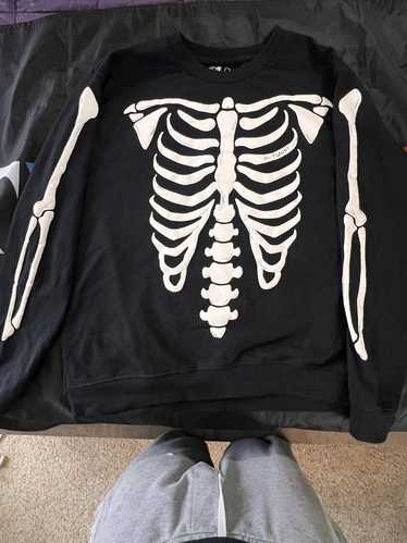 Warner Bros Skeleton Sweater Six Flags