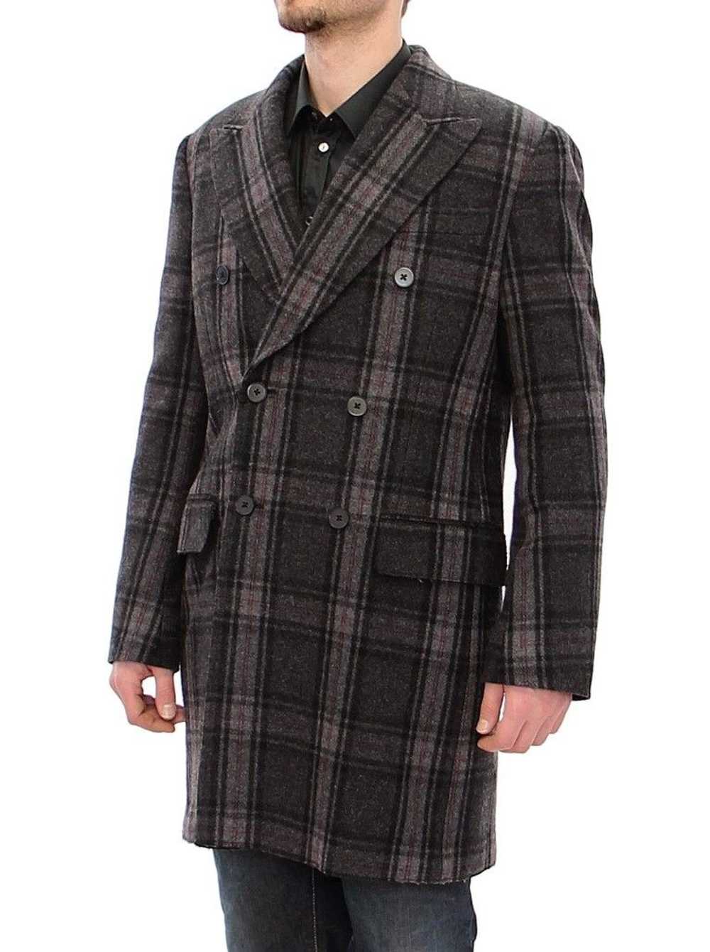 Dolce & Gabbana Sicilia Checkered Wool Blend Men'… - image 4