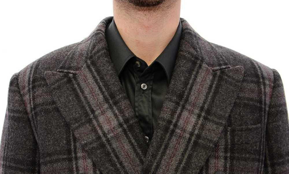 Dolce & Gabbana Sicilia Checkered Wool Blend Men'… - image 6