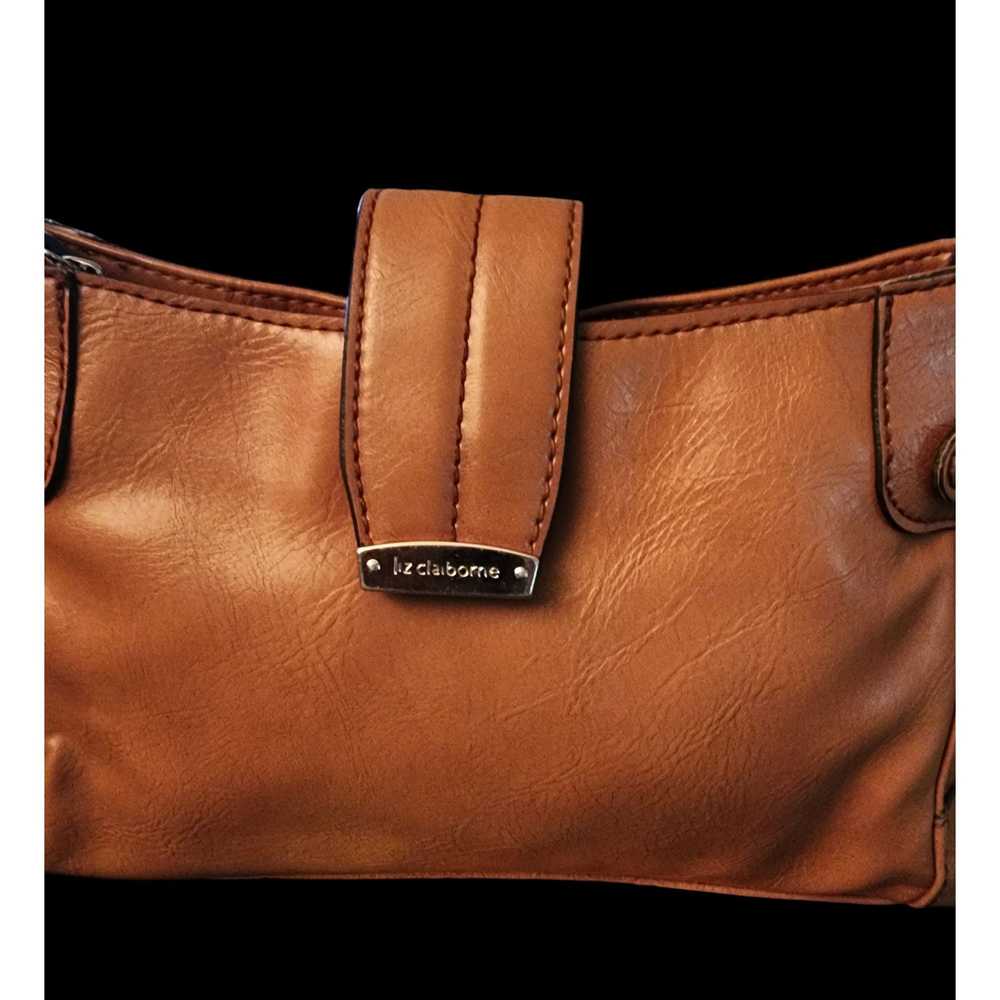 Claiborne Liz Claiborne Faux Leather Small Handba… - image 8