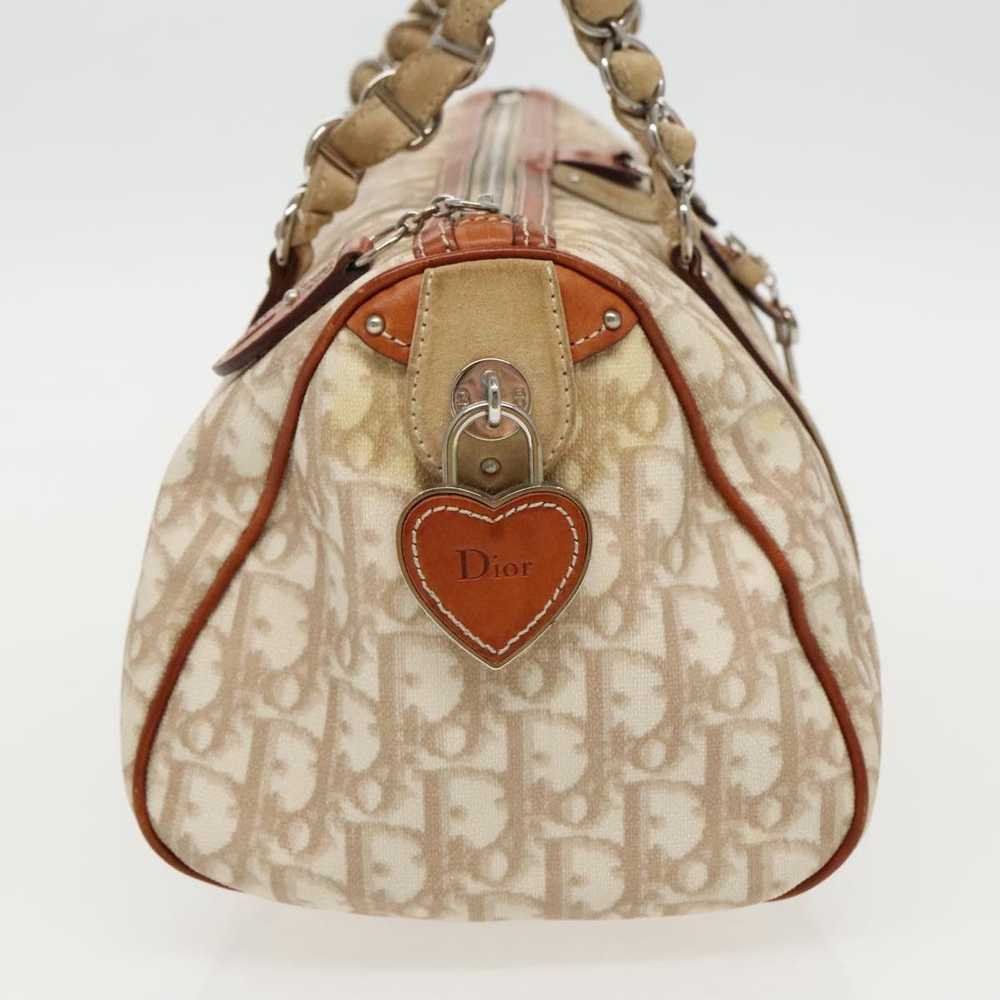 Dior Romantique Beige Canvas Handbag (Pre-Owned) - image 3