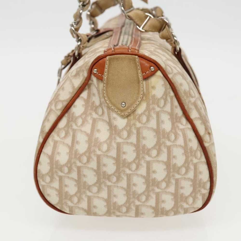 Dior Romantique Beige Canvas Handbag (Pre-Owned) - image 4