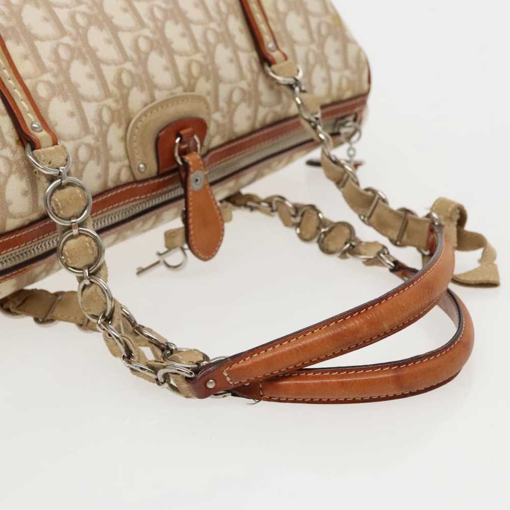 Dior Romantique Beige Canvas Handbag (Pre-Owned) - image 5