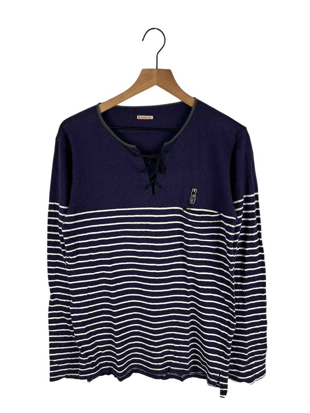 Kapital Kapital Stripe L/S T-Shirt - image 1