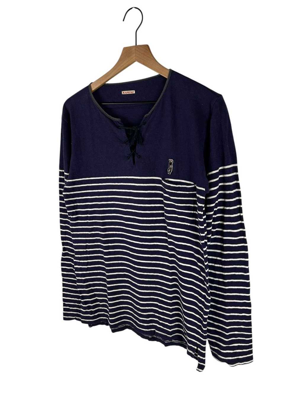 Kapital Kapital Stripe L/S T-Shirt - image 2