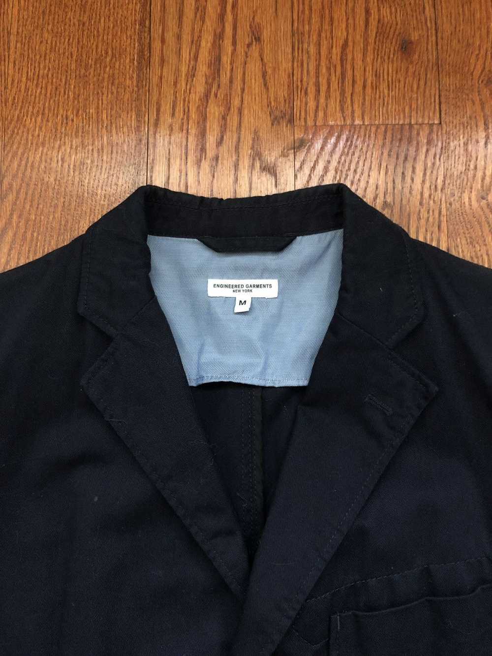 Engineered Garments Navy Twill Baker Jacket M - image 2