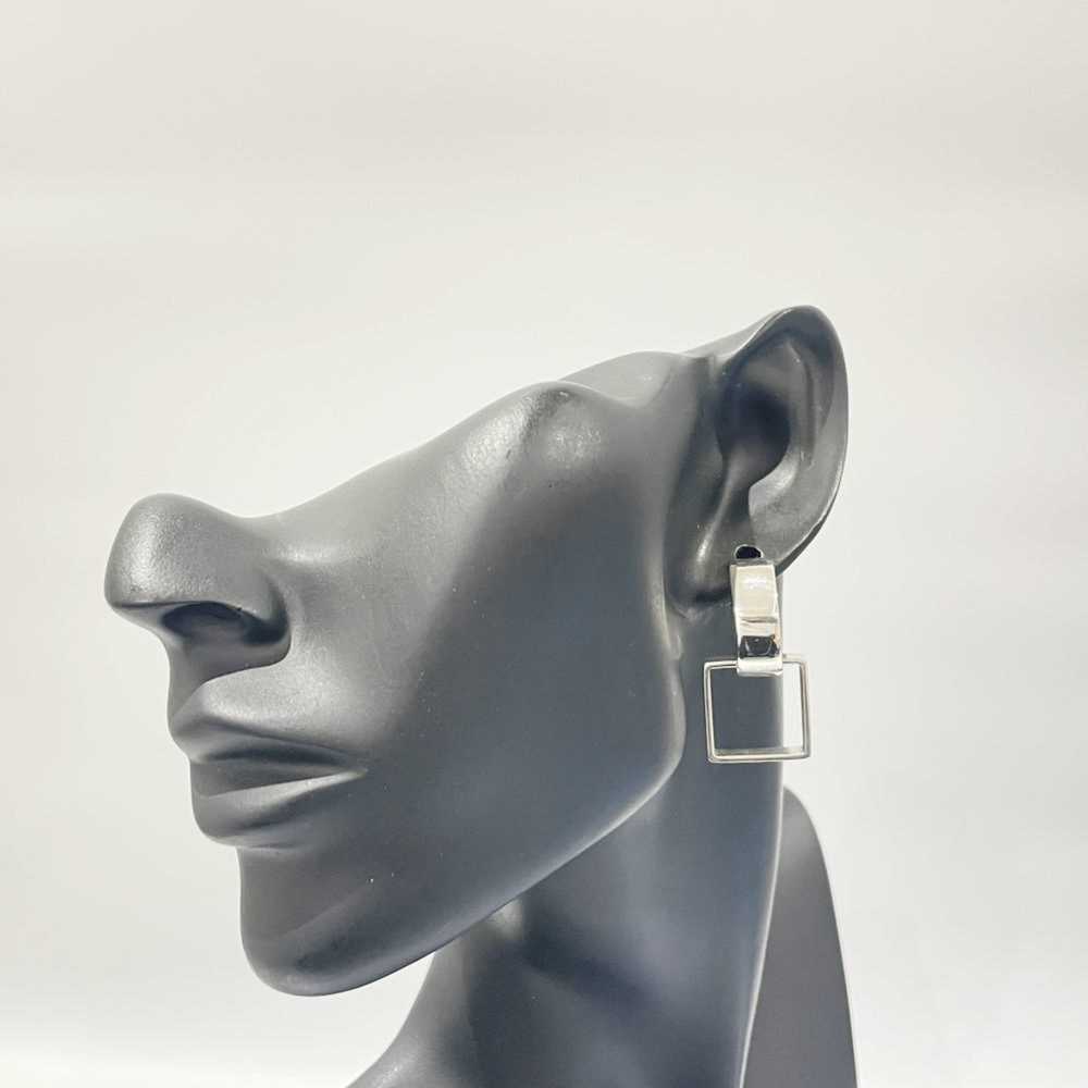 Gucci Gucci Silver 925 Square Hoop Earrings for W… - image 8