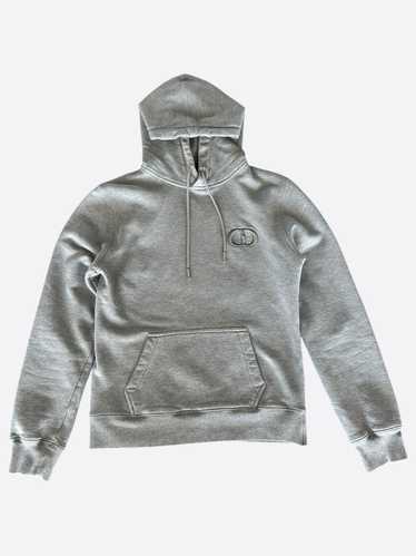 Dior Dior Grey CD Icon Embroidered Logo Hoodie