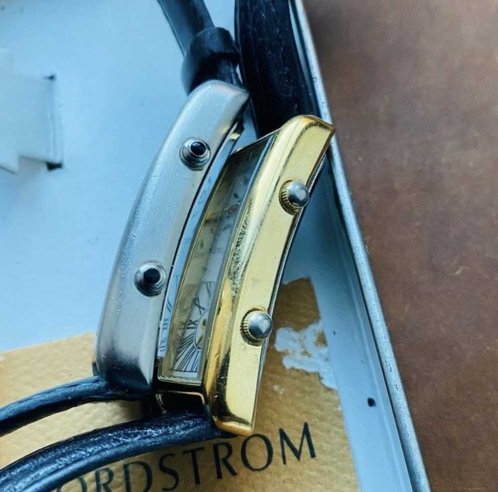 Fossil 1995 TWO DIAL ART DECO FOSSIL WATCH ES-8733 - image 7