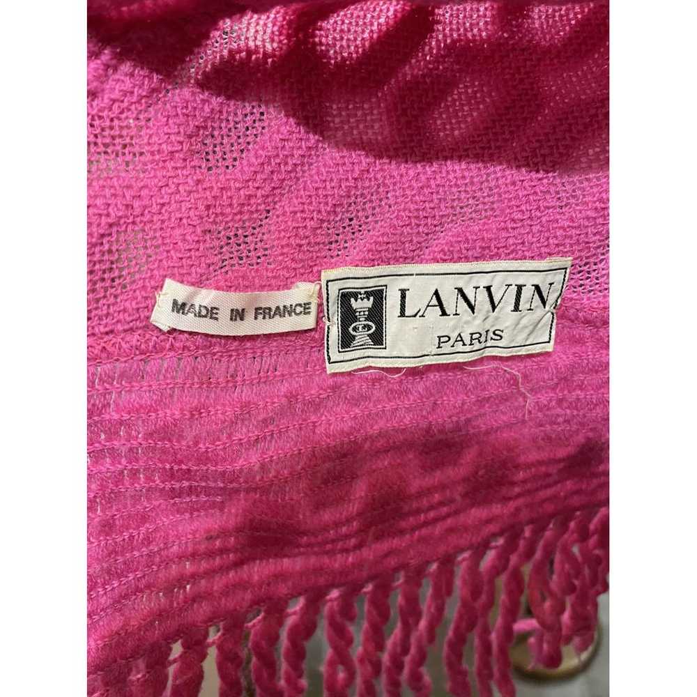 Lanvin Wool scarf - image 8