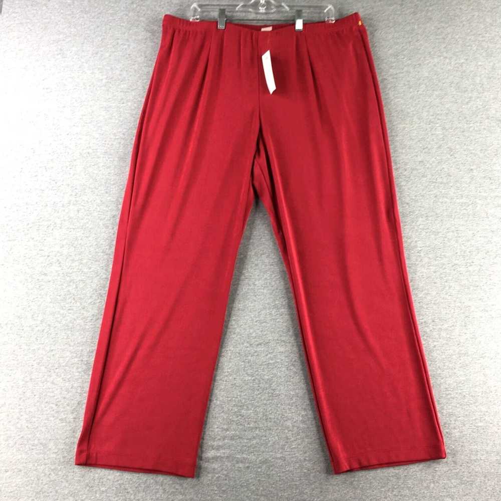 Vintage Red Slinky Chino Travelers Straight Chico… - image 1