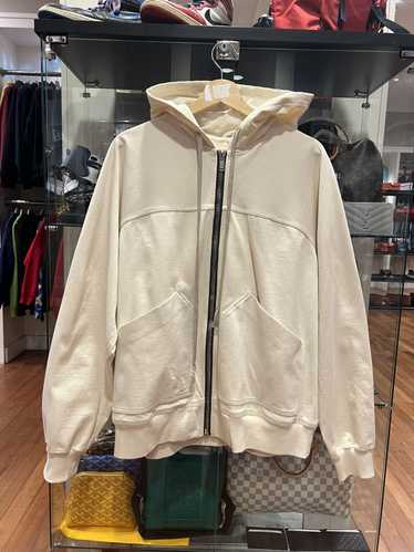 Rick Owens Rick Owens Windbreaker Zip Hoodie Cream