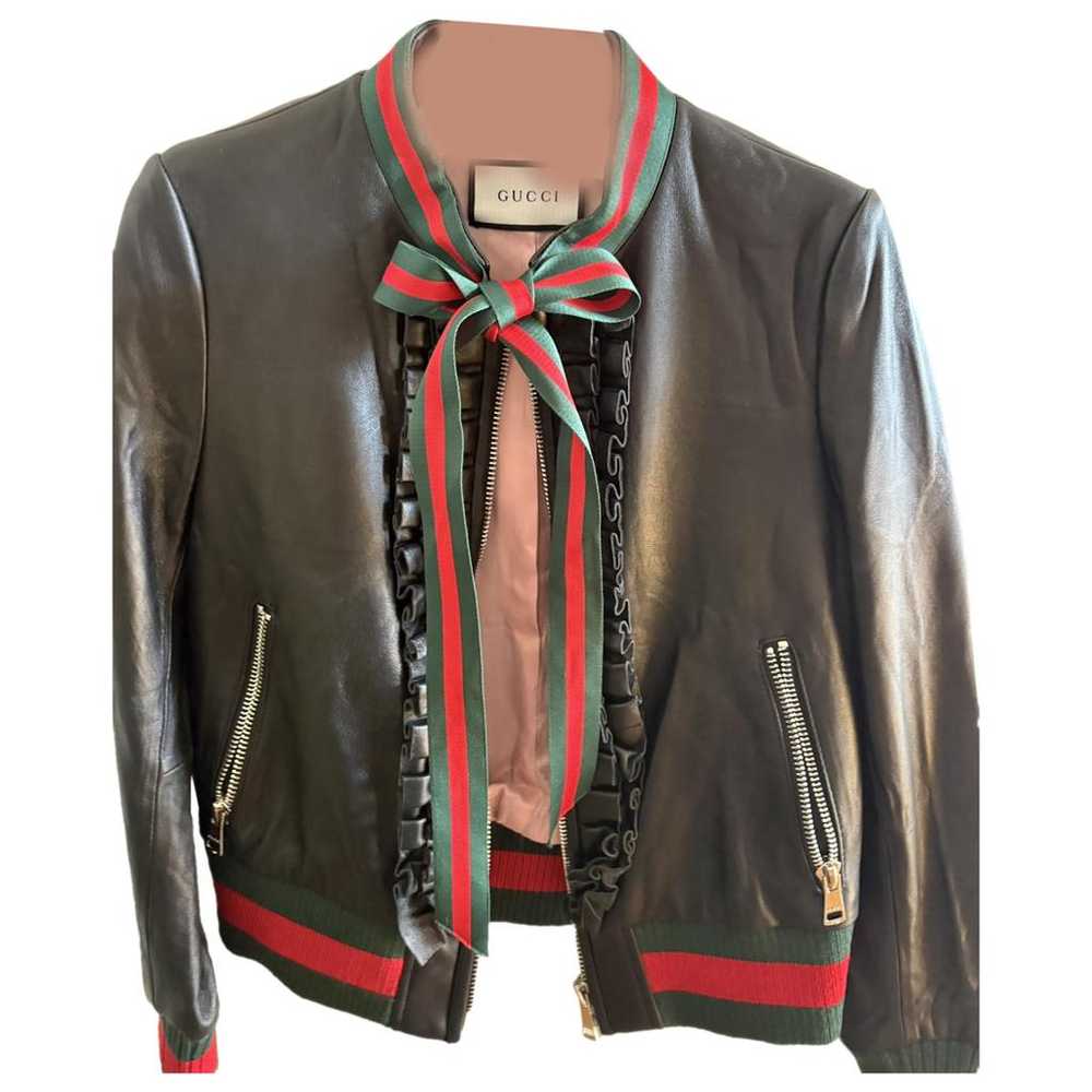 Gucci Leather jacket - image 1