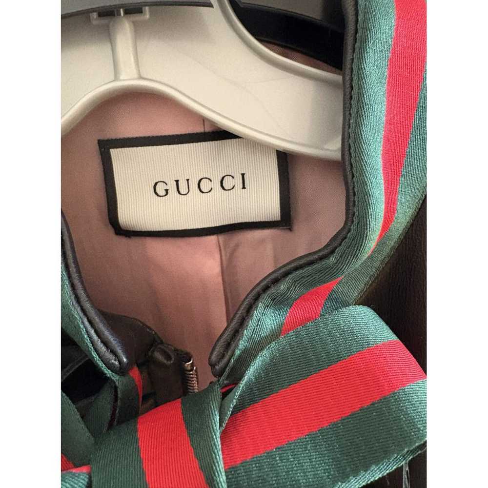 Gucci Leather jacket - image 4