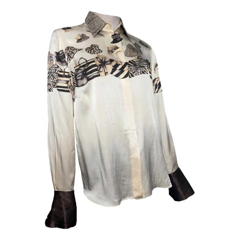 Non Signé / Unsigned Silk blouse - image 1