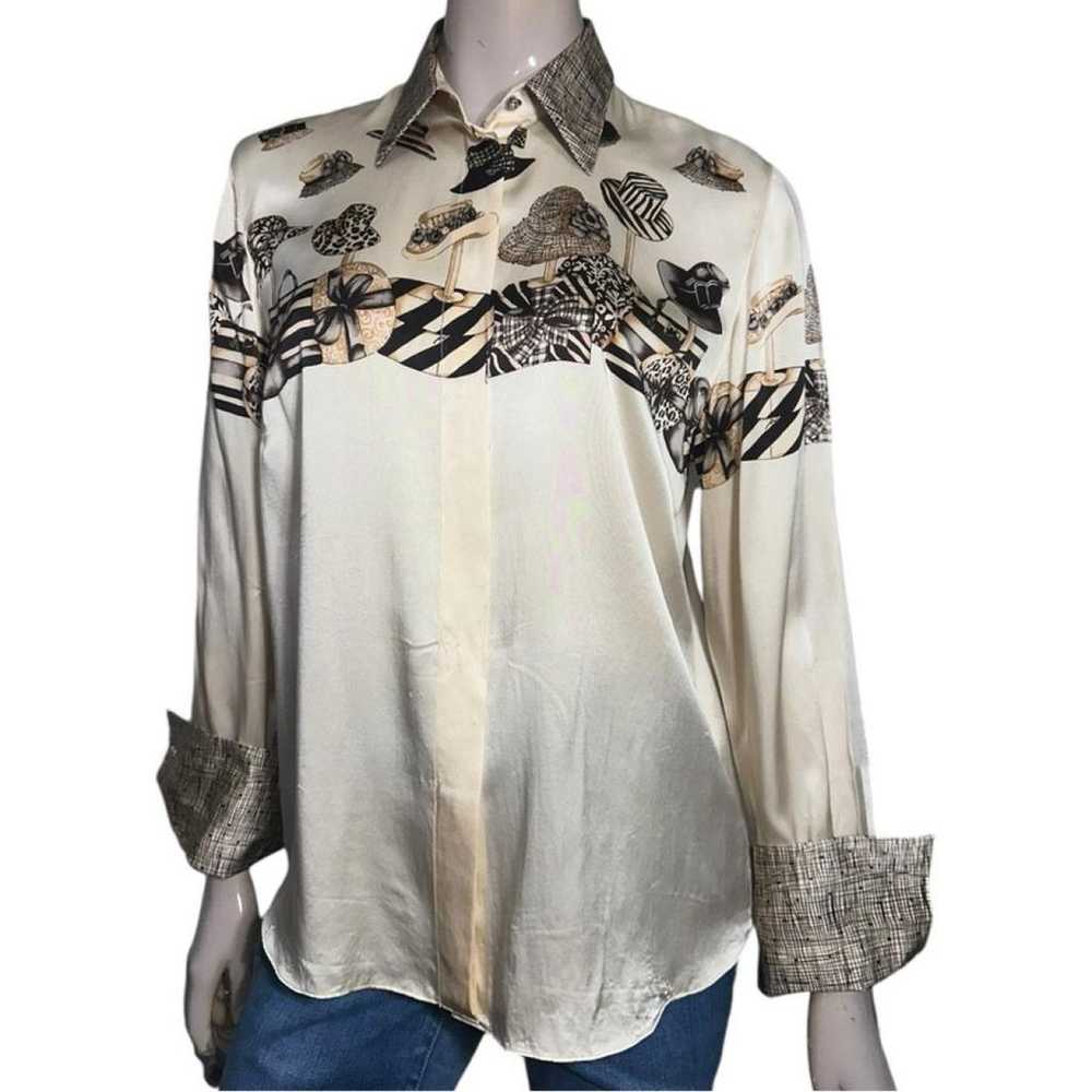 Non Signé / Unsigned Silk blouse - image 4