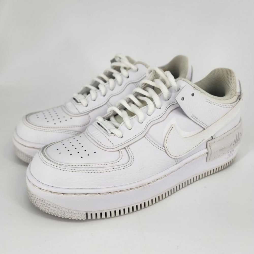 Nike Air Force 1 leather trainers - image 11