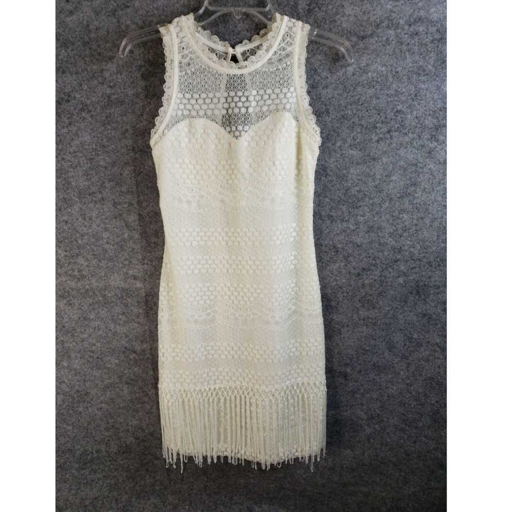 Vintage As U Wish Bodycon Embroidered Lace Dress … - image 2