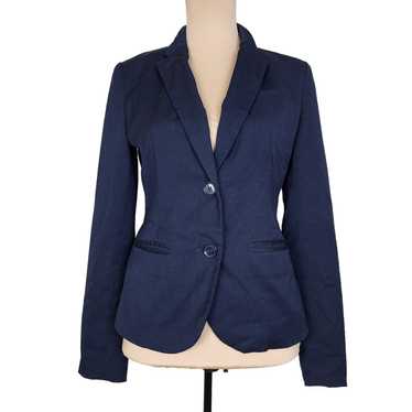 Merona Navy Blue Merona Size 4 Blazer Suit Jacket - image 1