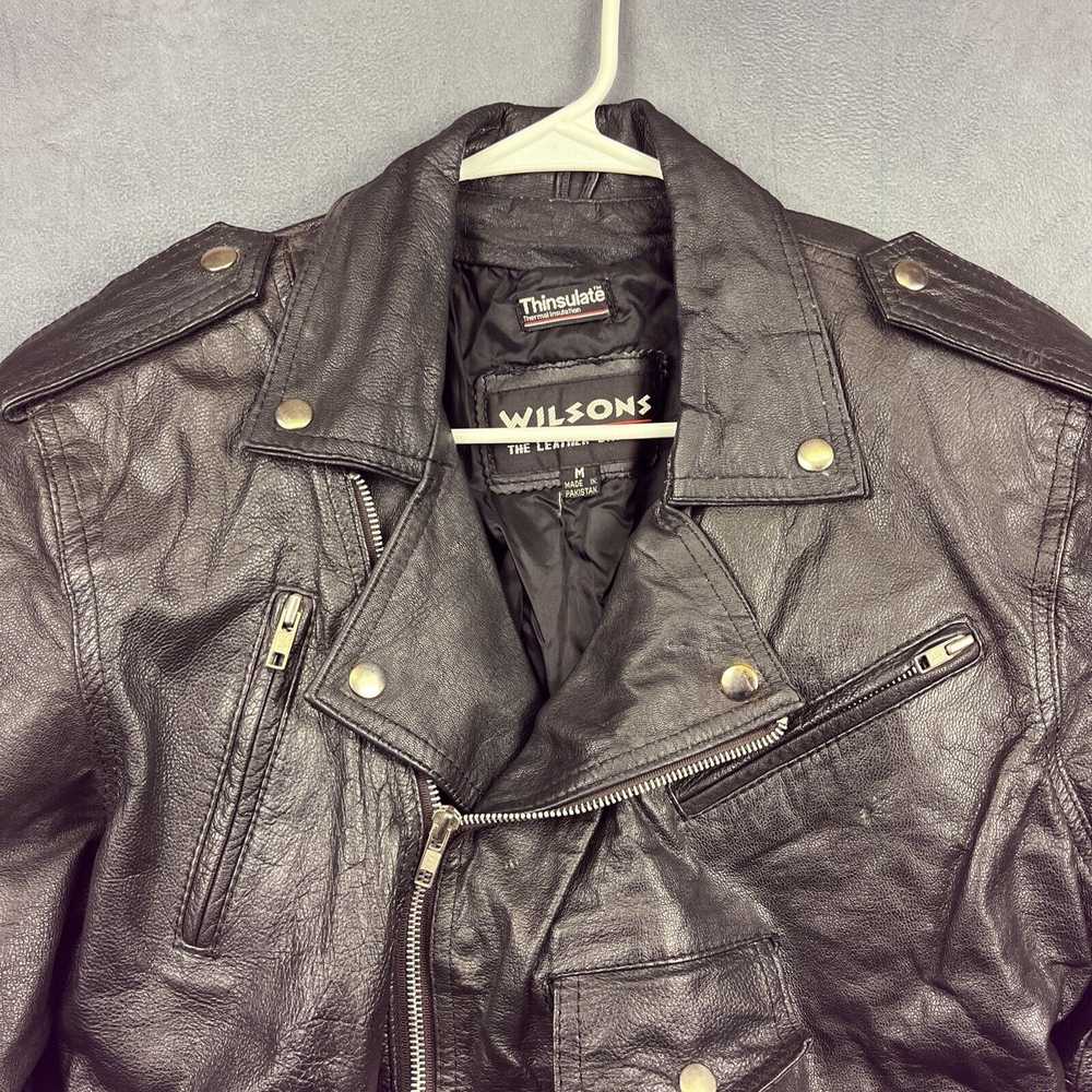 Wilsons Leather Vintage Wilsons Leather Moto Bike… - image 9