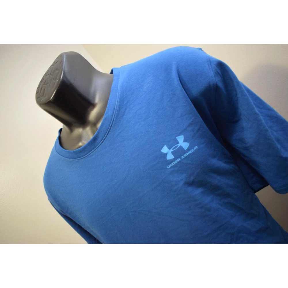 Under Armour Mens Fitted Blue Work Out Athletic G… - image 1