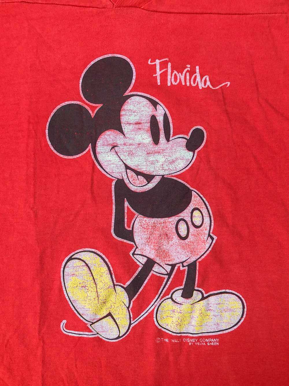 Disney × Made In Usa × Vintage 80s Sun Faded 'Flo… - image 2