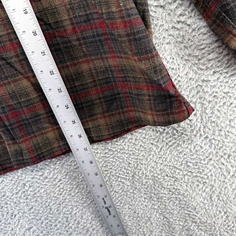 Pendleton Authentic Brown Red Tartan Plaid Mens S… - image 2