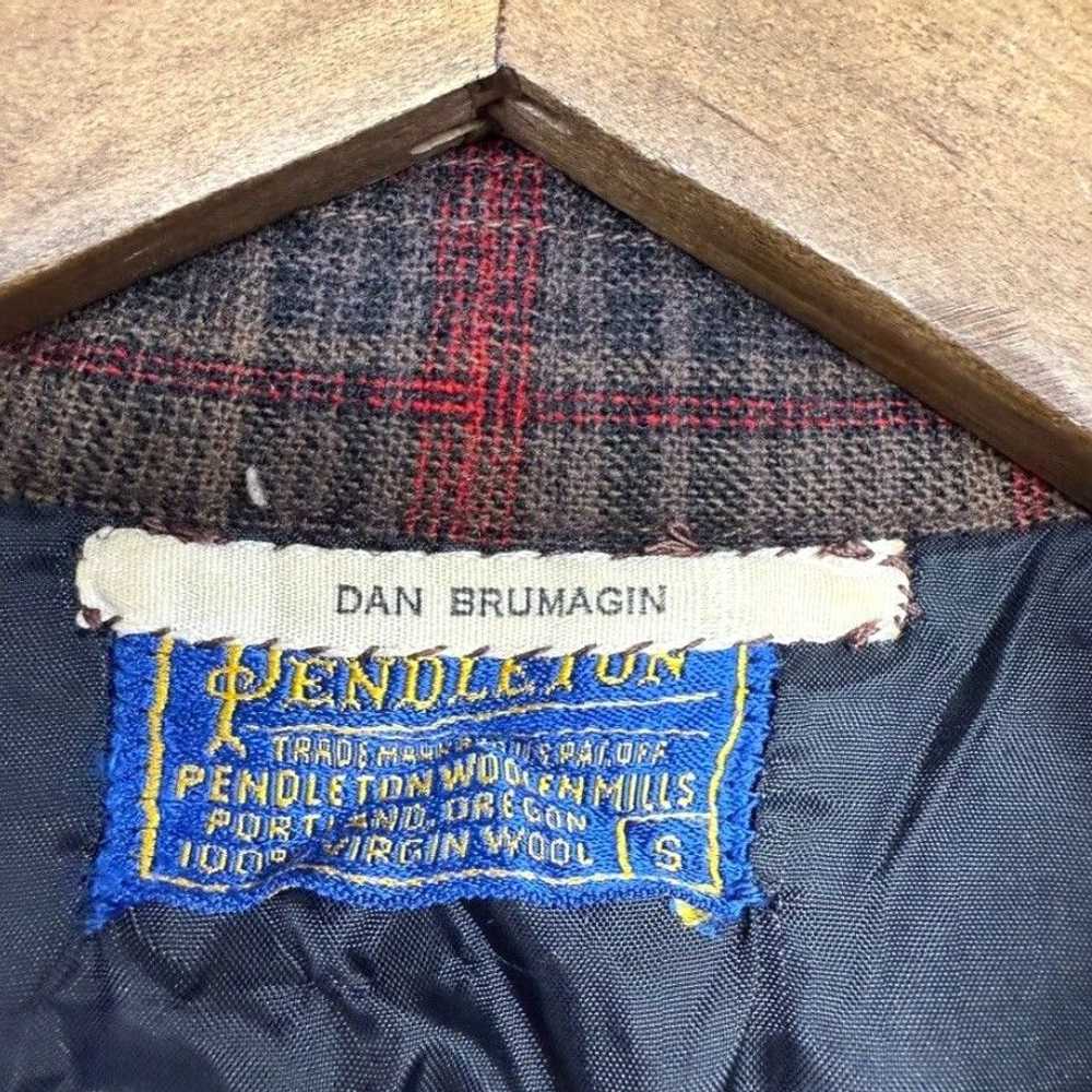 Pendleton Authentic Brown Red Tartan Plaid Mens S… - image 7