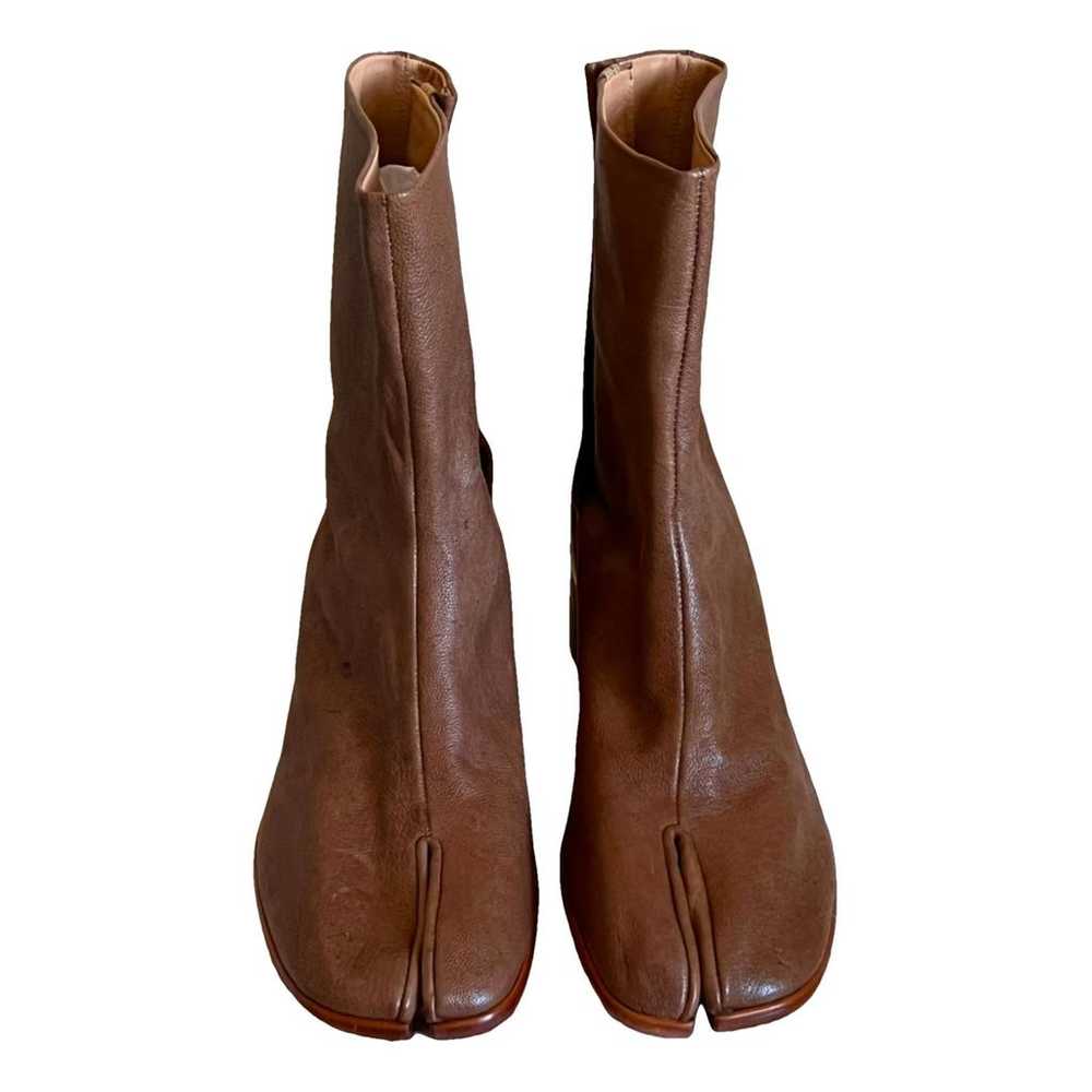 Maison Martin Margiela Tabi leather boots - image 1