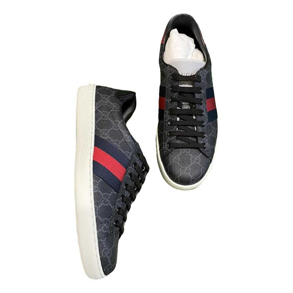 Gucci Ace leather low trainers - image 1