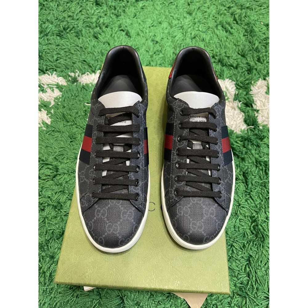 Gucci Ace leather low trainers - image 2