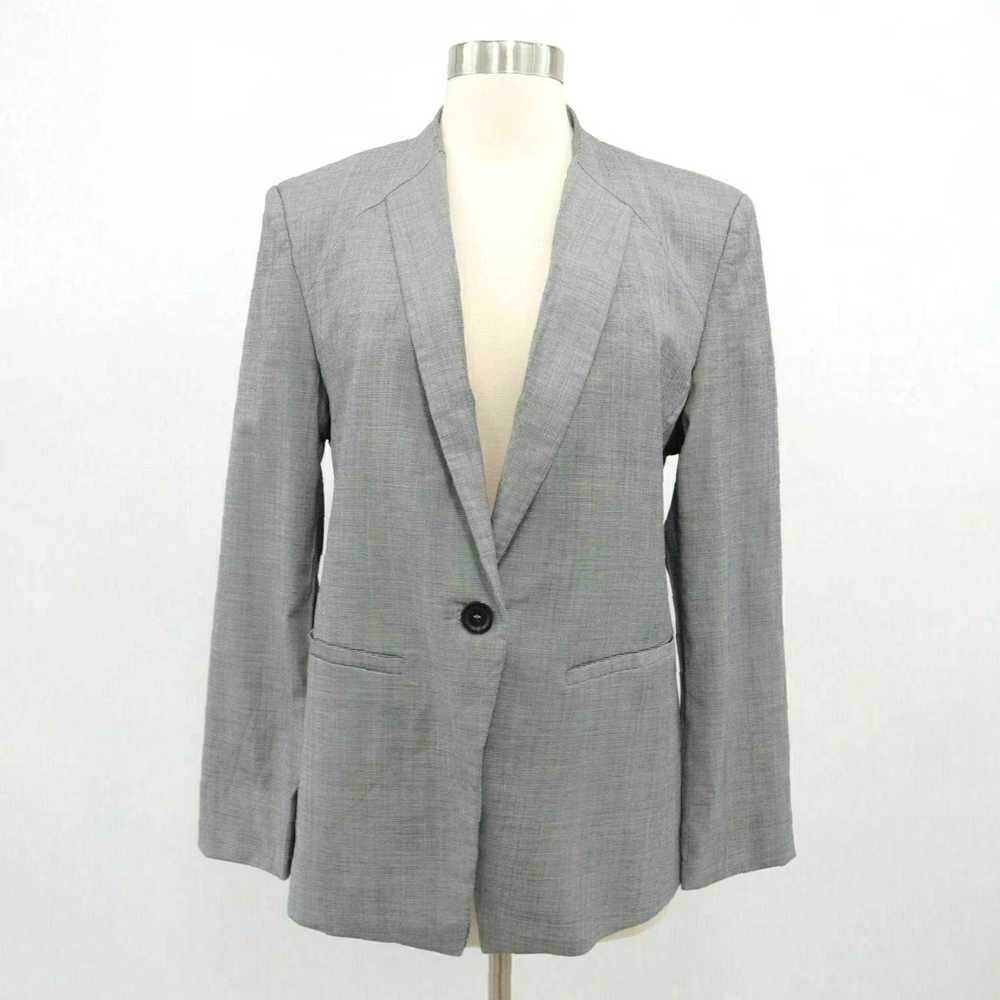 Vintage Gray One Button Career Blazer Jacket for … - image 1