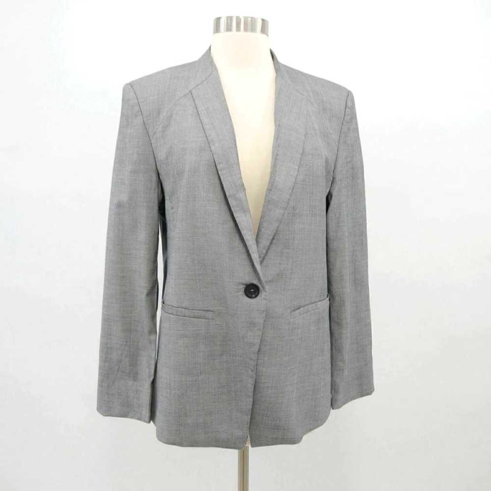 Vintage Gray One Button Career Blazer Jacket for … - image 3