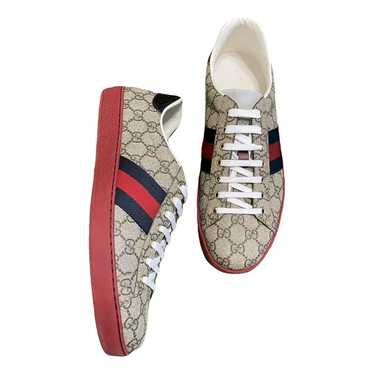 Gucci Ace leather low trainers - image 1