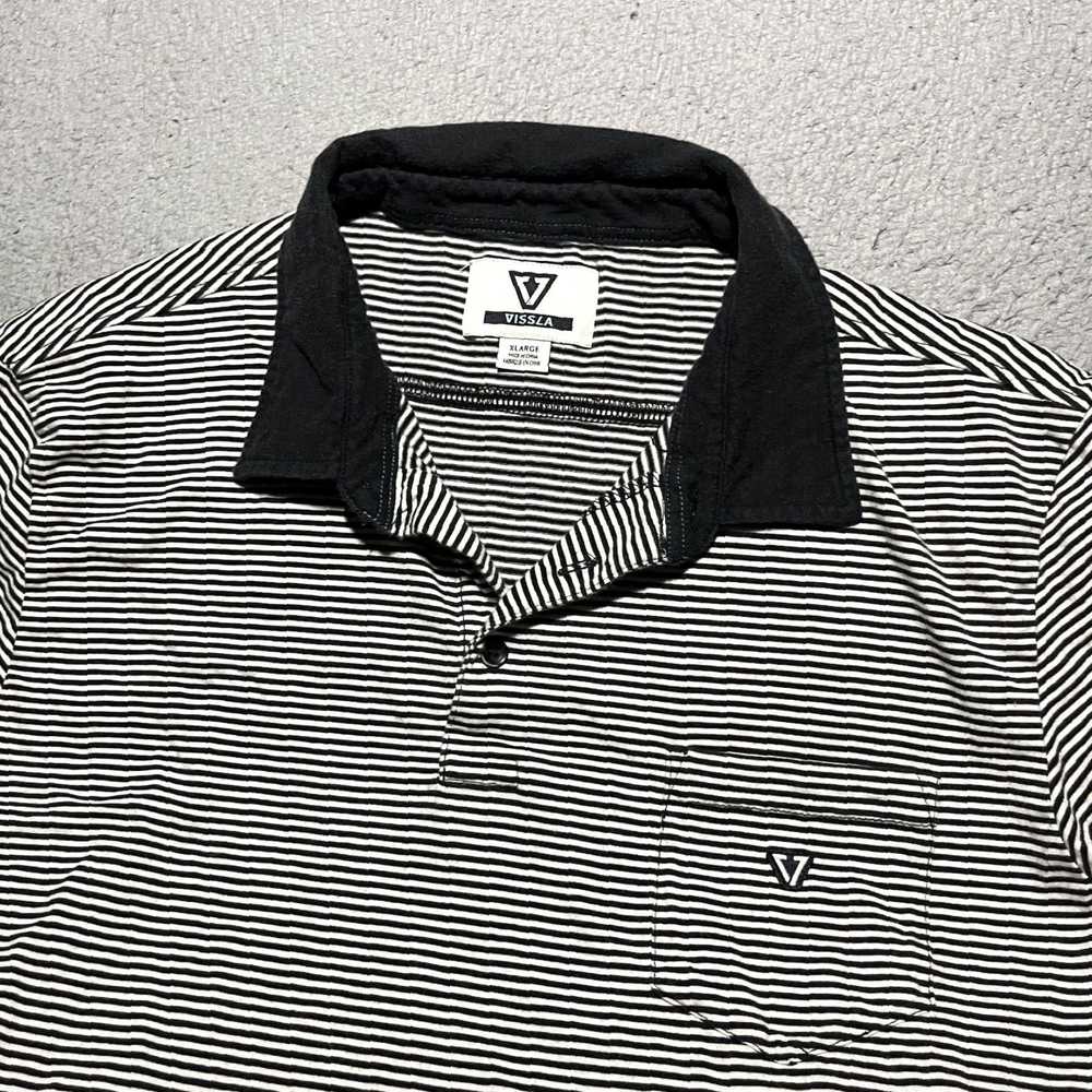 Vissla Mens XL Short Sleeve Striped Surf Beach Ca… - image 7