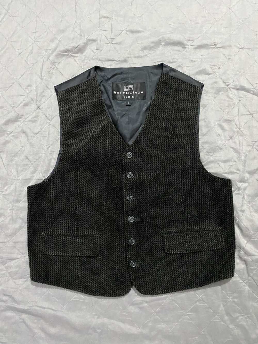 Balenciaga × Vintage Corduroy Vest Jacket - image 5