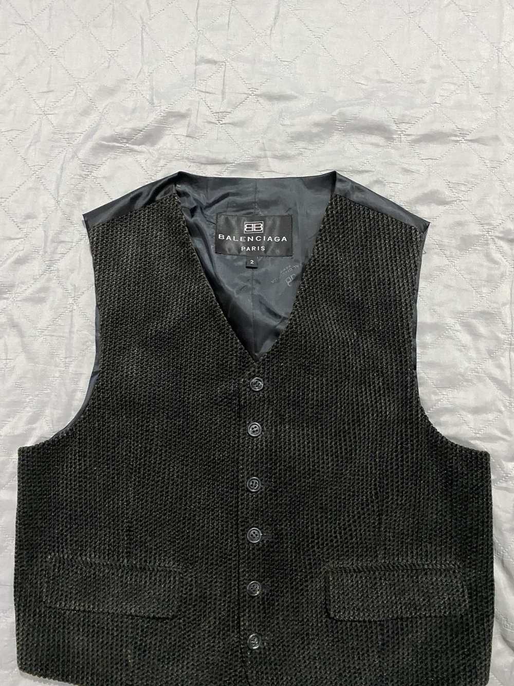 Balenciaga × Vintage Corduroy Vest Jacket - image 6