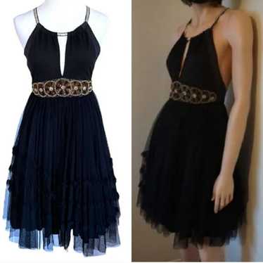 Free People Free People Vintage Black Tulle Dress