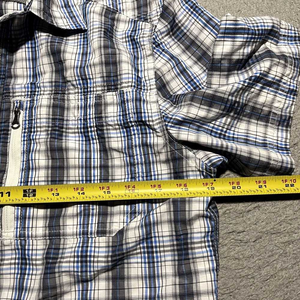 Vintage Mens Small Classic Plaid Utility Shirt wi… - image 5