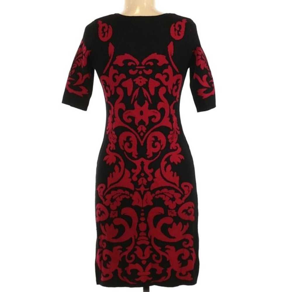 Vintage Goth Brocade Damask Dress - image 2