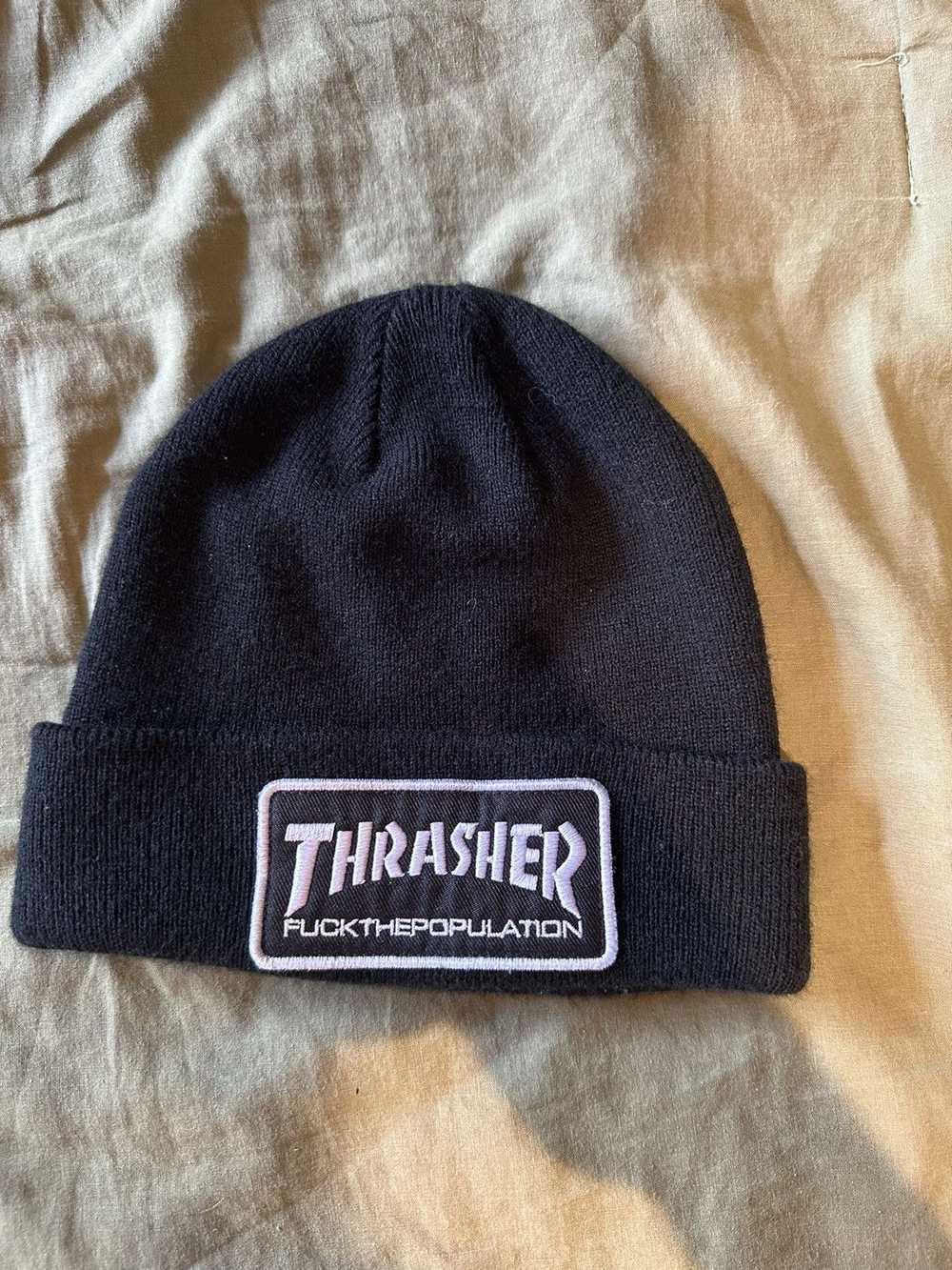 Fuck The Population FTP x Thrasher Beanie - image 2