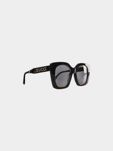 Gucci 2022 Black and Gold GG1151S Cat-eye Sunglass