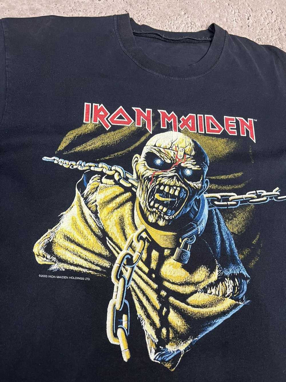 Band Tees × Iron Maiden × Vintage 00s Iron Maiden… - image 1