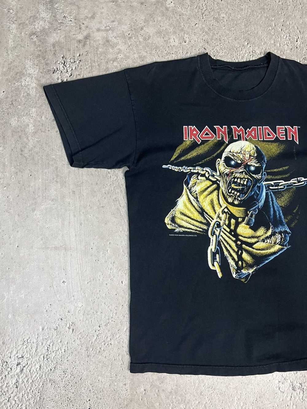 Band Tees × Iron Maiden × Vintage 00s Iron Maiden… - image 4