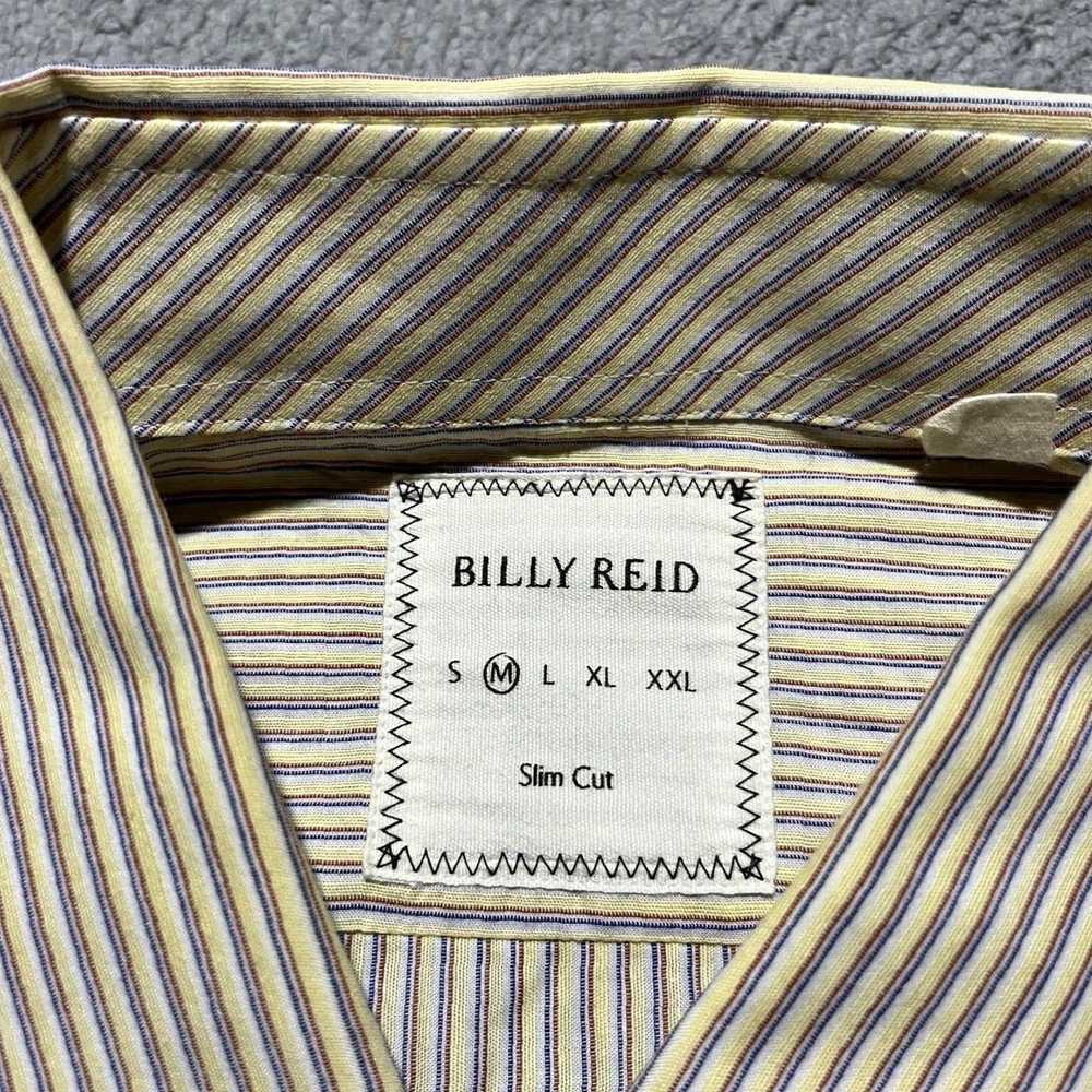 Billy Reid Mens Medium Stripe Cotton Linen Slim F… - image 6