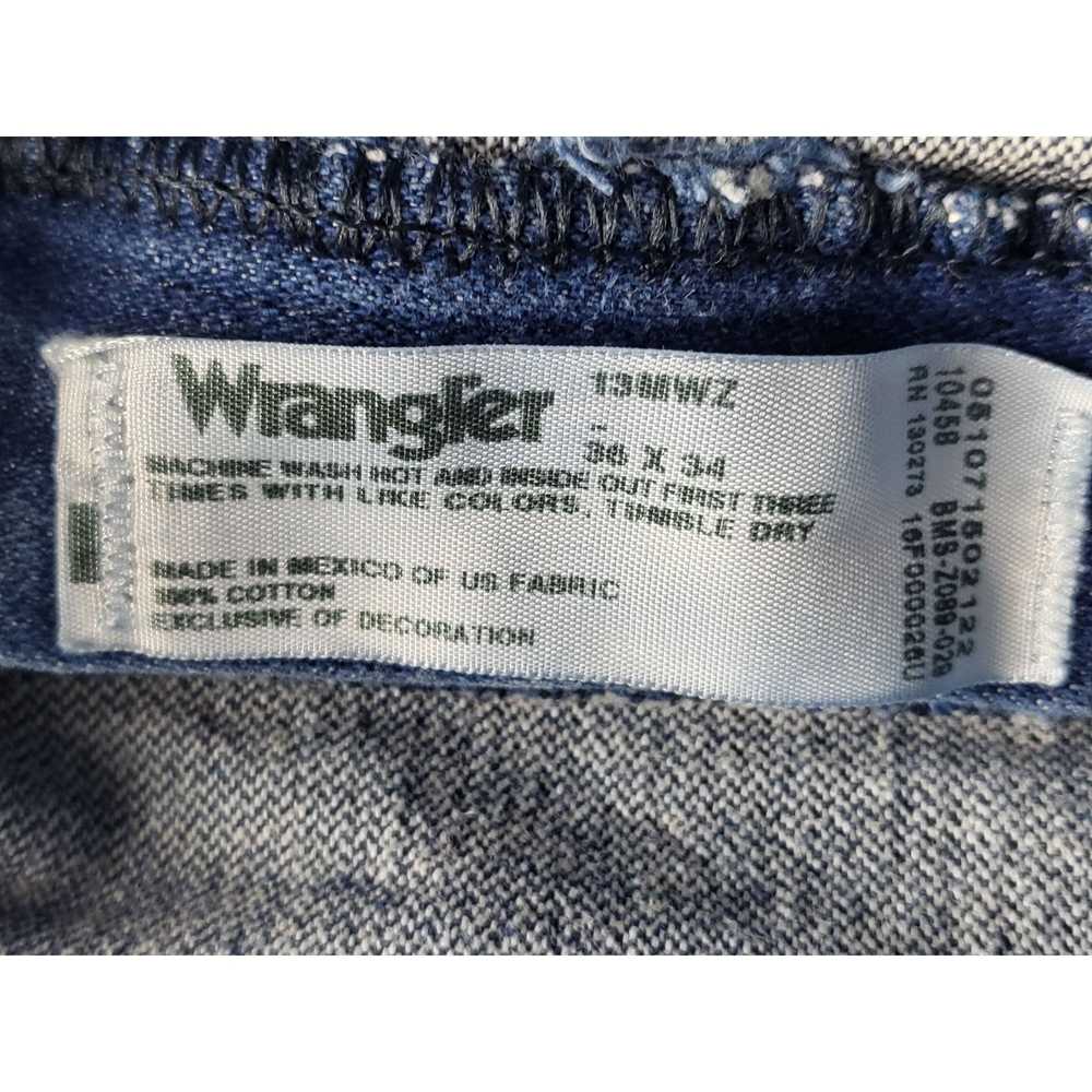 Wrangler Wrangler Jeans Men Sz 36X34 13MMZ Blue D… - image 4